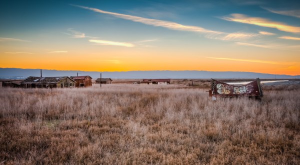 The Desolate Northern California Ghost Town That’s Being Swallowed Whole By A Marsh