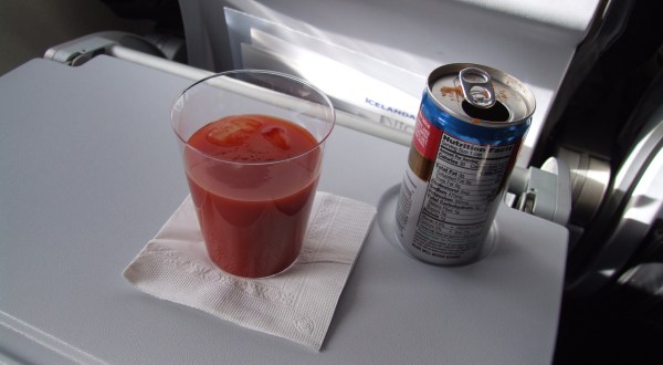 The Science Behind Why Passengers Order Tomato Juice While Flying