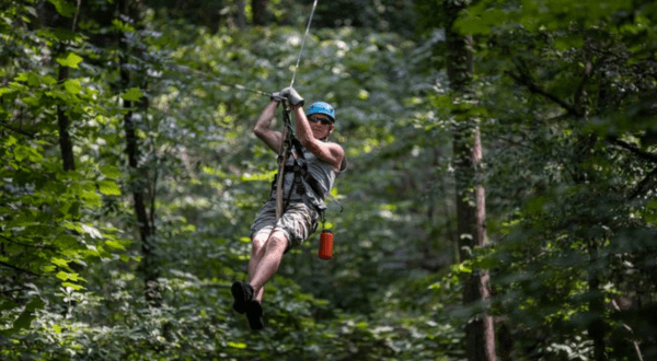 Soar Through The Treetops When You Embark On This Thrilling Canopy Tour In Ohio