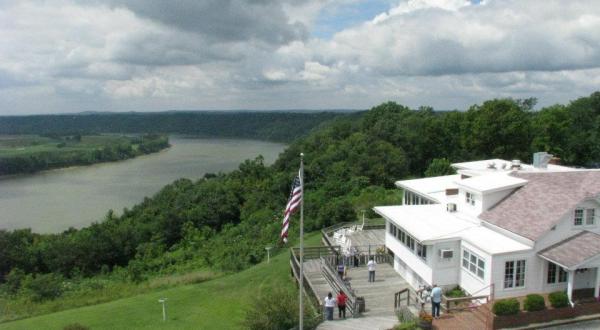 This Bluff-Top Restaurant In Indiana Overlooks The State’s Most Scenic River