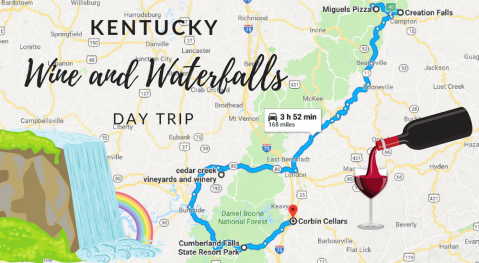 This Day Trip Will Take You To The Best Wine And Waterfalls In Kentucky