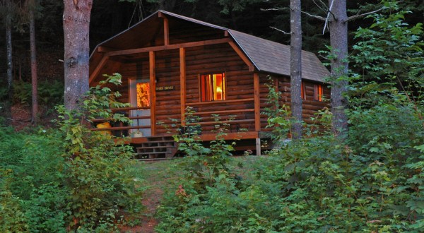 Maine’s Rustic Cabin Getaway Is Perfect For A Weekend Full Of Adventure