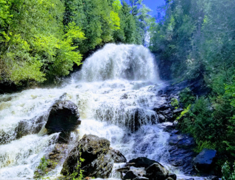 Discover One Of New Hampshire's Most Majestic Waterfalls — No Hiking Necessary