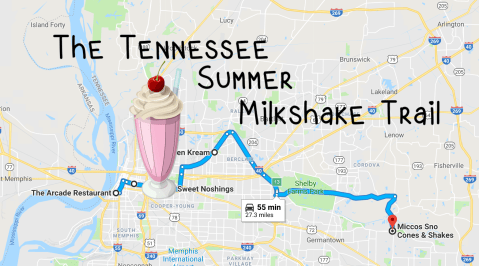 Follow This Tennessee Milkshake Trail For The Ultimate Summer Day Trip