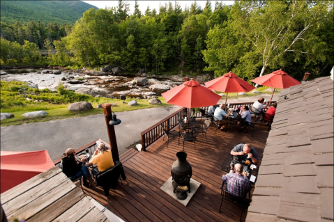 Dine Right On The River At This Old-Fashioned New York Pub In The Mountains
