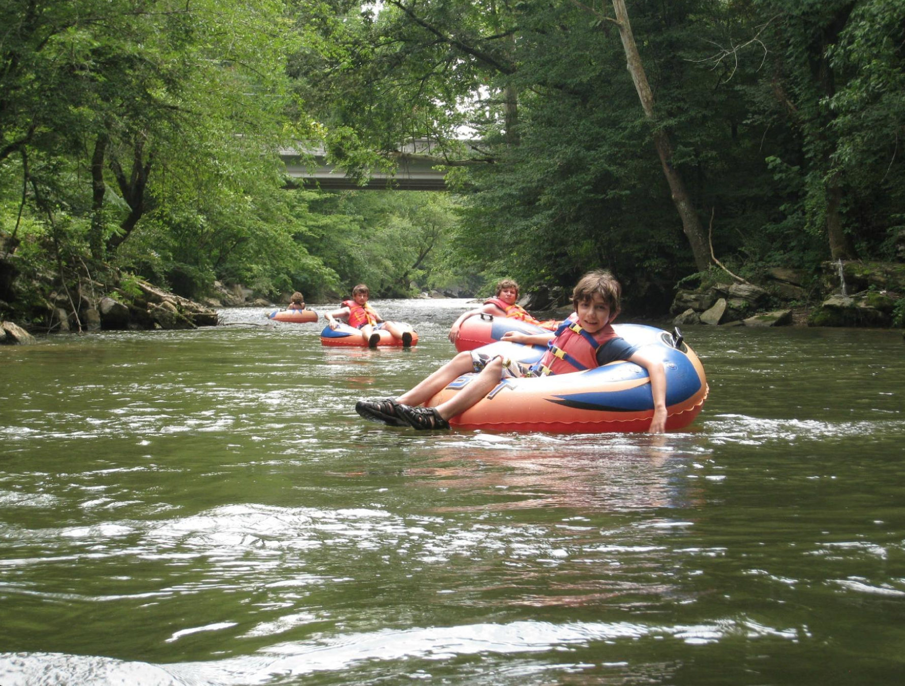The River Romp is located in Sevierville, Tennessee