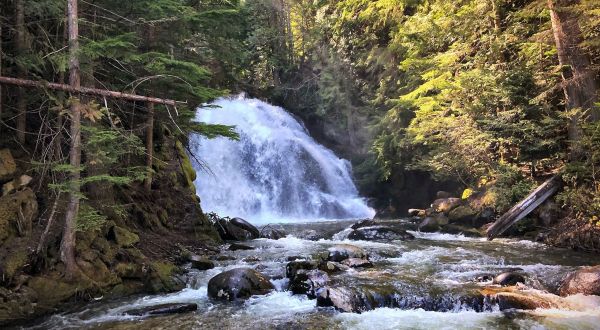 Your Kids Will Love This Easy 1-Mile Waterfall Hike Right Here In Idaho