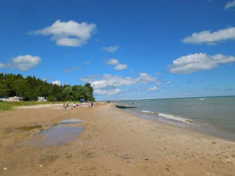 The Beachfront Campground In Michigan That Makes The Perfect Summer Getaway