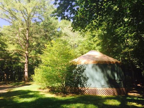 This Massachusetts Park Has A Yurt Village That's Absolutely To Die For
