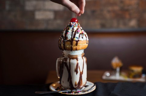 This Wisconsin Restaurant Serves The Most Over-the-Top Milkshakes You've Ever Seen
