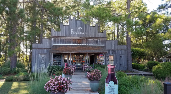 Enjoy Fresh Peaches At This Charming Winery And Orchard In Texas