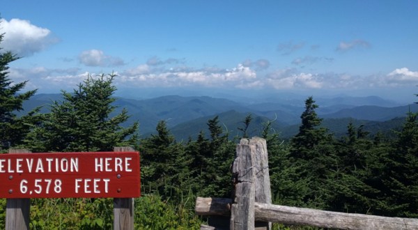 Take An Unforgettable Drive To The Top Of North Carolina’s Highest Mountain