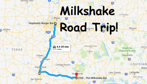 Follow This Texas Milkshake Trail For The Ultimate Summer Day Trip