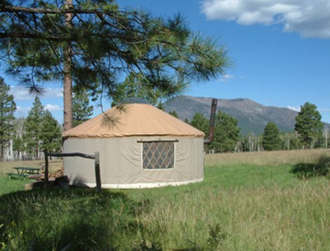 This Arizona Park Has A Yurt Village That's Absolutely To Die For