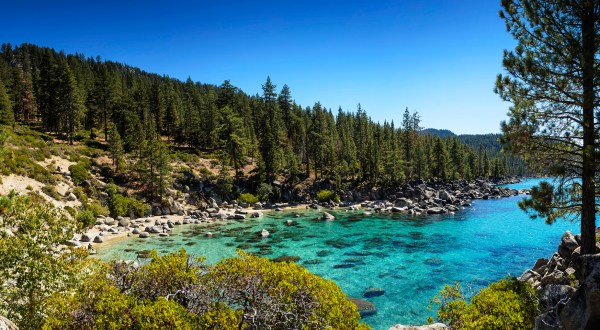 The Secret Tropical Beach In Nevada Where The Water Is A Mesmerizing Blue