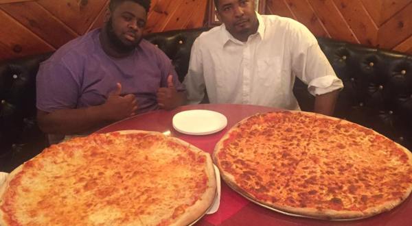 The Pizza At This Delicious New Jersey Eatery Is Bigger Than The Table
