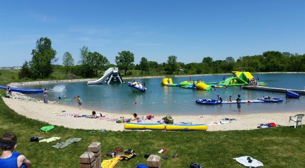 This Floating Wisconsin Waterpark Offers The Best Adventure Of the Summer