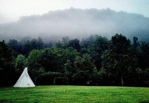 Spend The Night Under A Tipi At This Unique Campground Near Cincinnati