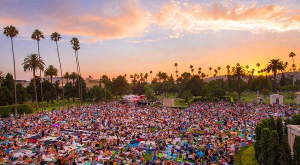 This Southern California Cemetery Is Now An Outdoor Movie Theatre And You Must See It To Believe It