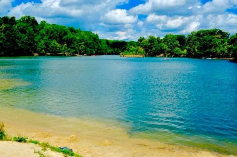 A Secret Tropical Beach In Ohio, The Water At Nelson Ledges Quarry Park Is A Mesmerizing Blue