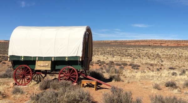 Spend The Night Under The Stars In A Covered Wagon At This Arizona Glamping B&B