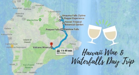 This Day Trip Will Take You To The Best Wine And Waterfalls In Hawaii