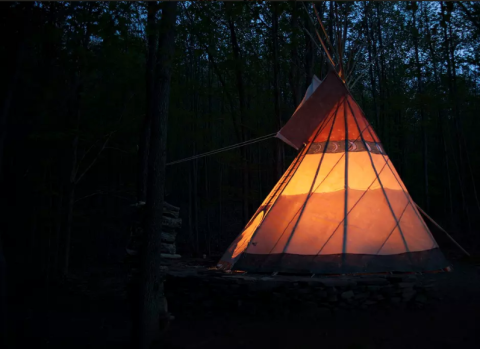 Spend The Night Under A Tepee At This Unique New York Getaway