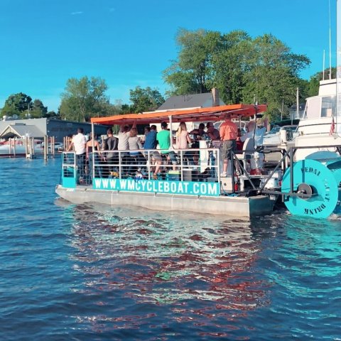 Hop Aboard This Michigan Cycleboat For A One-Of-A-Kind Adventure
