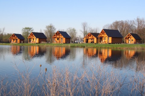 This Log Cabin Campground Near Buffalo May Just Be Your New Favorite Destination