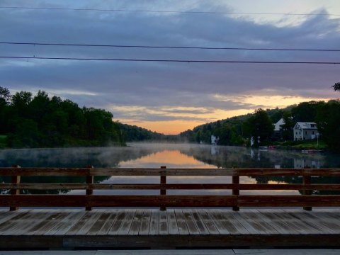 A Trip To Vermont's Only Floating Bridge Is One You'll Never Forget