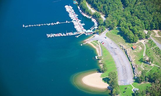 A Secret Tropical Beach In West Virginia, The Water At Sutton Lake Is A Mesmerizing Blue