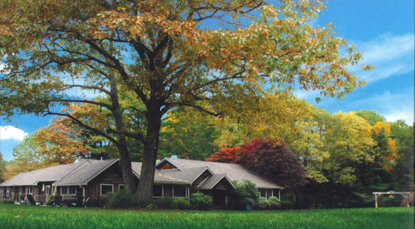 This Once Abandoned Wagon Wheel Forge In Connecticut Is Now A Cozy Cabin Retreat