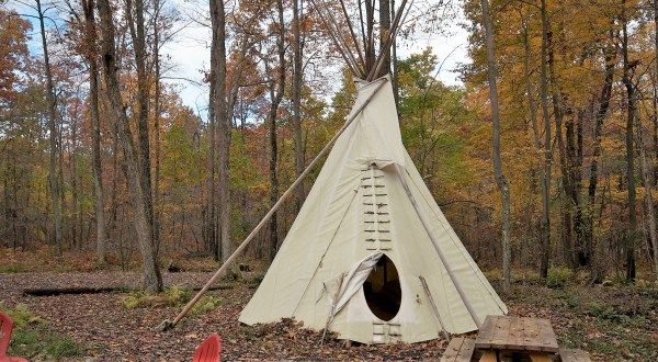 Spend The Night Under A TePee At This Unique Maryland Glampground
