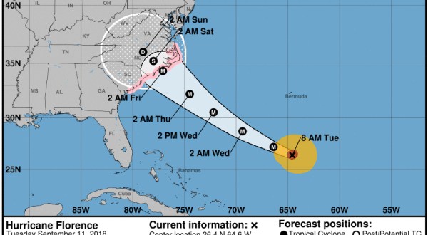 There’s A Major Hurricane Just Off The Coast Of North Carolina And It Could Be Devastating