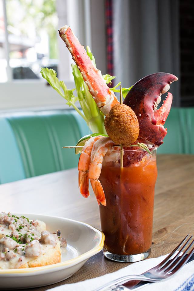 The Seafood Bloody Mary At The Darling Oyster Bar In Charleston