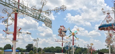 There's A Quirky Windmill Park Hiding Right Here In North Carolina And You'll Want To Plan Your Visit