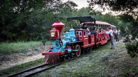 This Spooky Train Ride Will Show You A Side Of The Austin Zoo You've Never Seen before