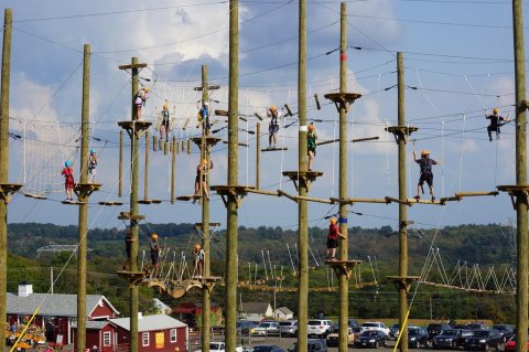 This Aerial Adventure Course In Pennsylvania May Be The Most Fun You’ve Had In Ages