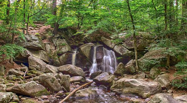 This Bewitching Waterfall In Massachusetts Is Hidden Just Out Of Sight