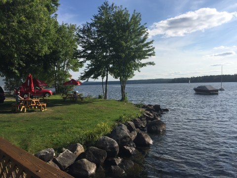 The Views Are Just As Good As The Ice Cream At This Lakeside Creamery In Maine