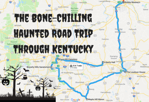 The Haunted Road Trip That Visits The Most Bone-Chilling Places In Kentucky