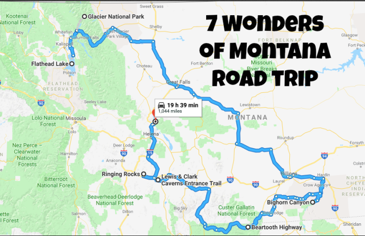 road trips montana