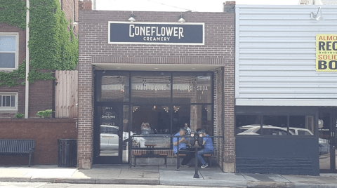 There’s Always A Line Out The Door At This Teeny Tiny Ice Cream Shop In Nebraska