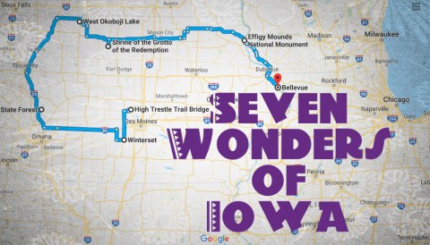This Scenic Road Trip Takes You To All 7 Wonders Of Iowa