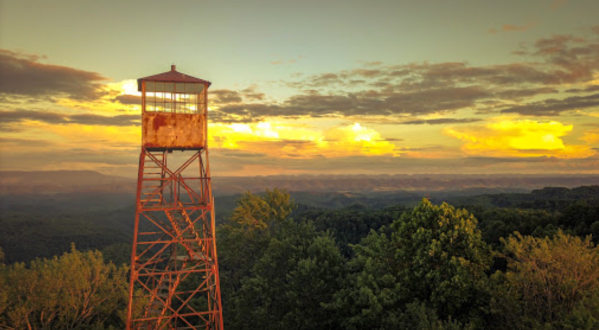 Enjoy The View From The Top Of The World When You Climb Virginia’s Most Beautiful Lookout Tower