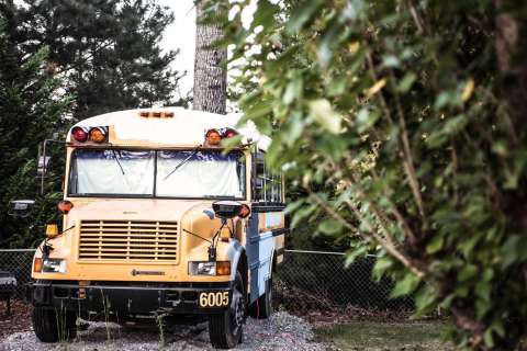 Spend The Night In A Restored School Bus In Georgia For An Epic Night Away
