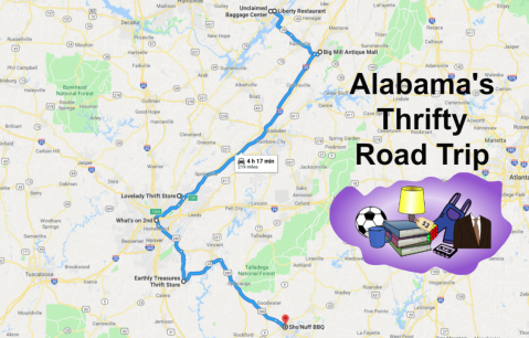 Take This Thrifty Road Trip In Alabama To Find The Best Bargains