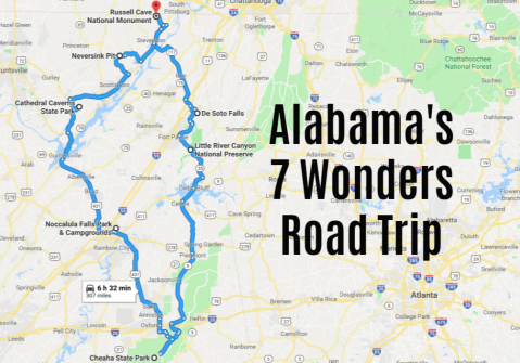 This Scenic Road Trip Takes You To All 7 Wonders Of Alabama
