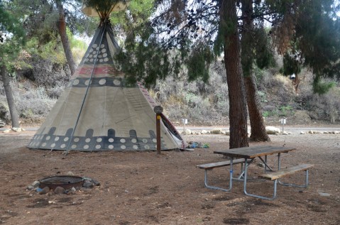 Spend The Night Under A TeePee At This Unique Southern California Campground