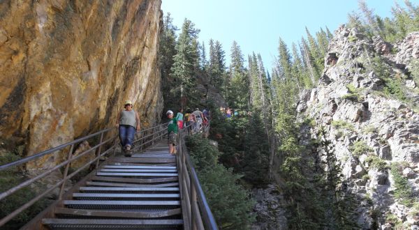 This Waterfall Staircase Hike May Be The Most Unique In All Of Wyoming